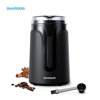 Shardor ছোট পোর্টেবল Burr গ্রাইন্ডার বৈদ্যুতিক মিল মশলা কালো মাল্টি-কার্যকরী