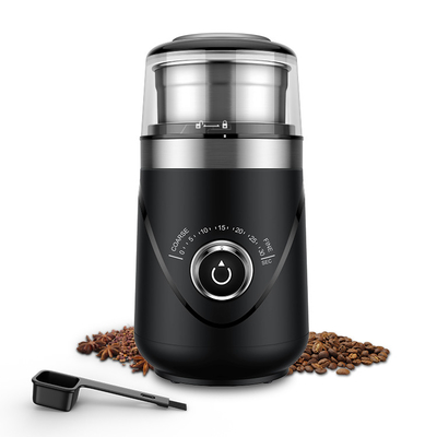 ক্ষমতা 70g Burr মিল গ্রাইন্ডার 63 Db নয়েজ টাইমিং নব পোর্টেবল Burr কফি গ্রাইন্ডার
