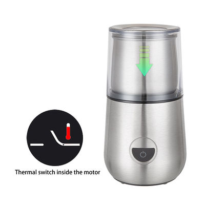 50 গ্রাম 100 গ্রাম কাস্টম কফি গ্রাইন্ডার, অপসারণযোগ্য 2 কাপ গ্রাইন্ডার মিল্ক ফ্রদার