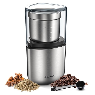 US120V পোর্টেবল ইলেকট্রিক এসপ্রেসো মেকার 70g CG715S স্টেইনলেস স্টীল ইলেকট্রিক স্পাইস গ্রাইন্ডার
